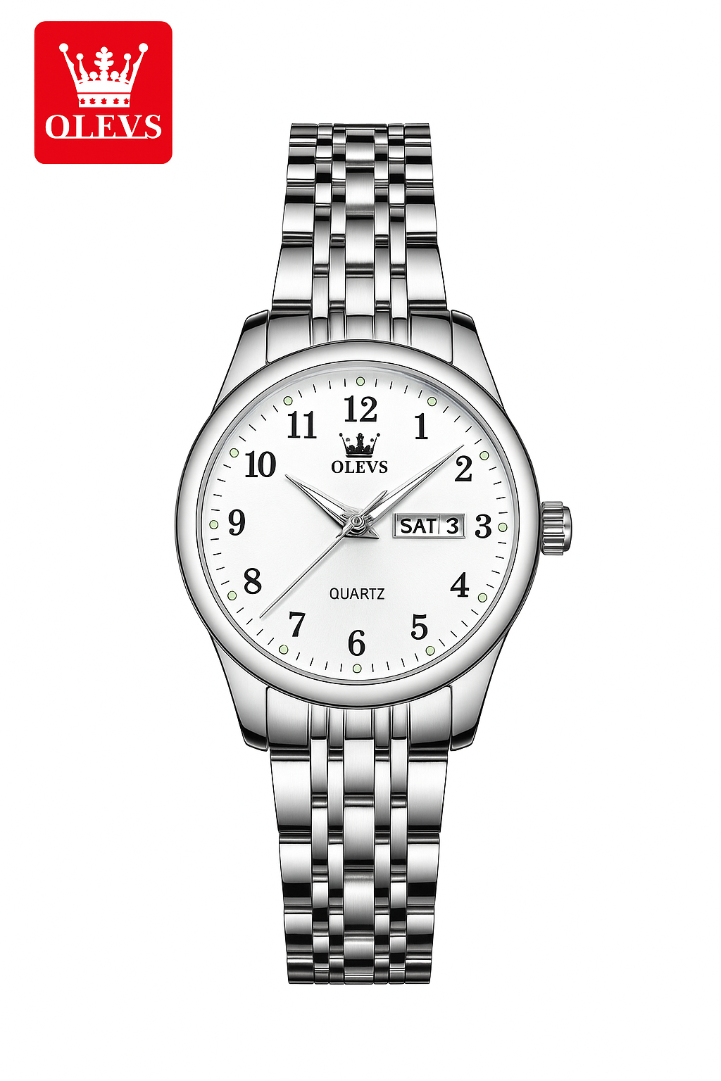 OLEVS Elegant Ladies Luxury Watch | Quartz Chronograph
