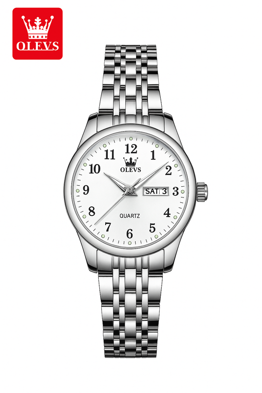 OLEVS Elegant Ladies Luxury Watch | Quartz Chronograph